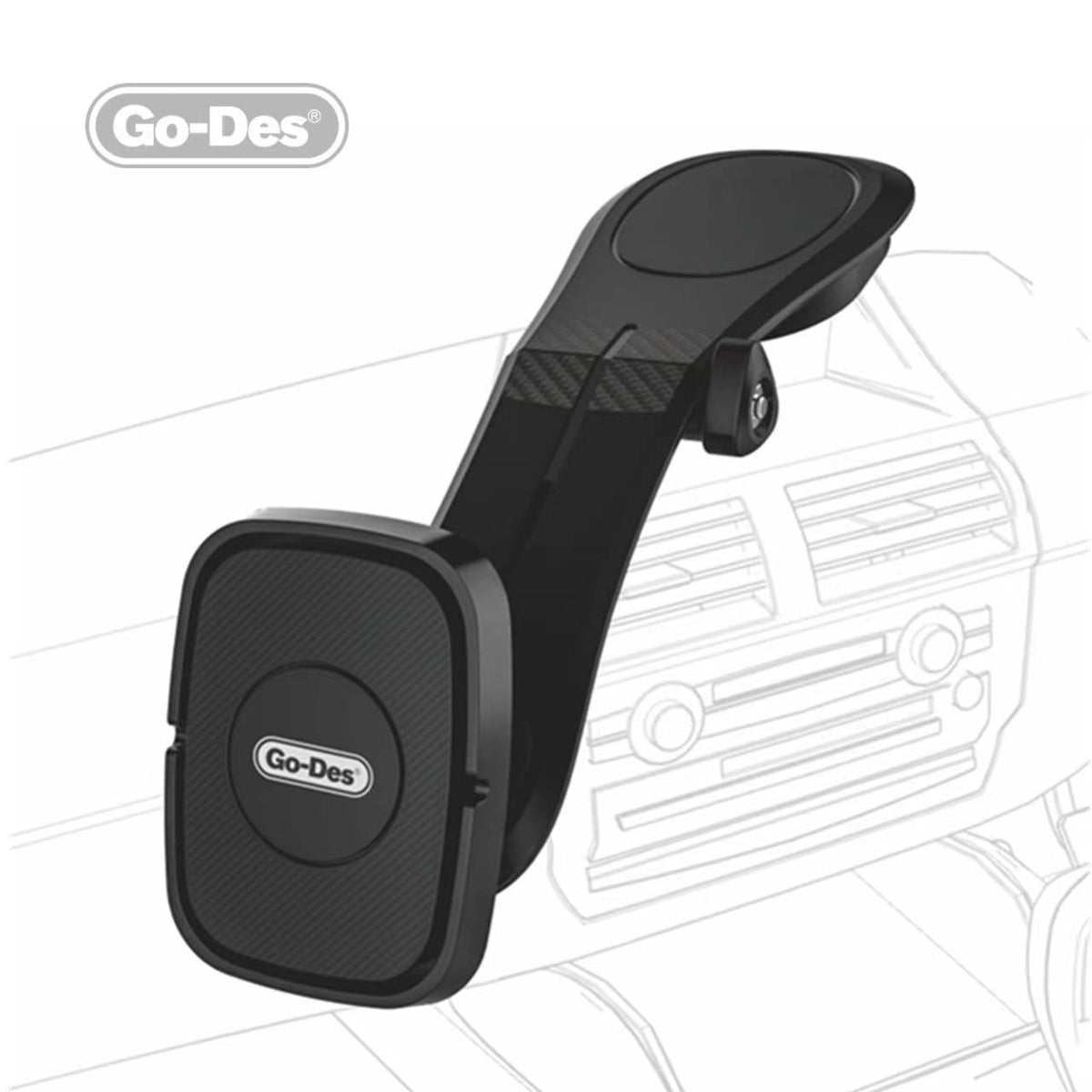 Go-Des Intelligent dashboard in-car Magnetic holder Magnetic Car