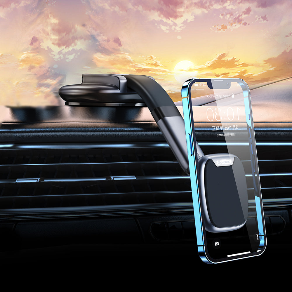 Go-Des magnetic phone mount car phone holder dashboard mount cell phone  stand suction cup holder - Black / 70pcs0.074 CBM 16.4KG