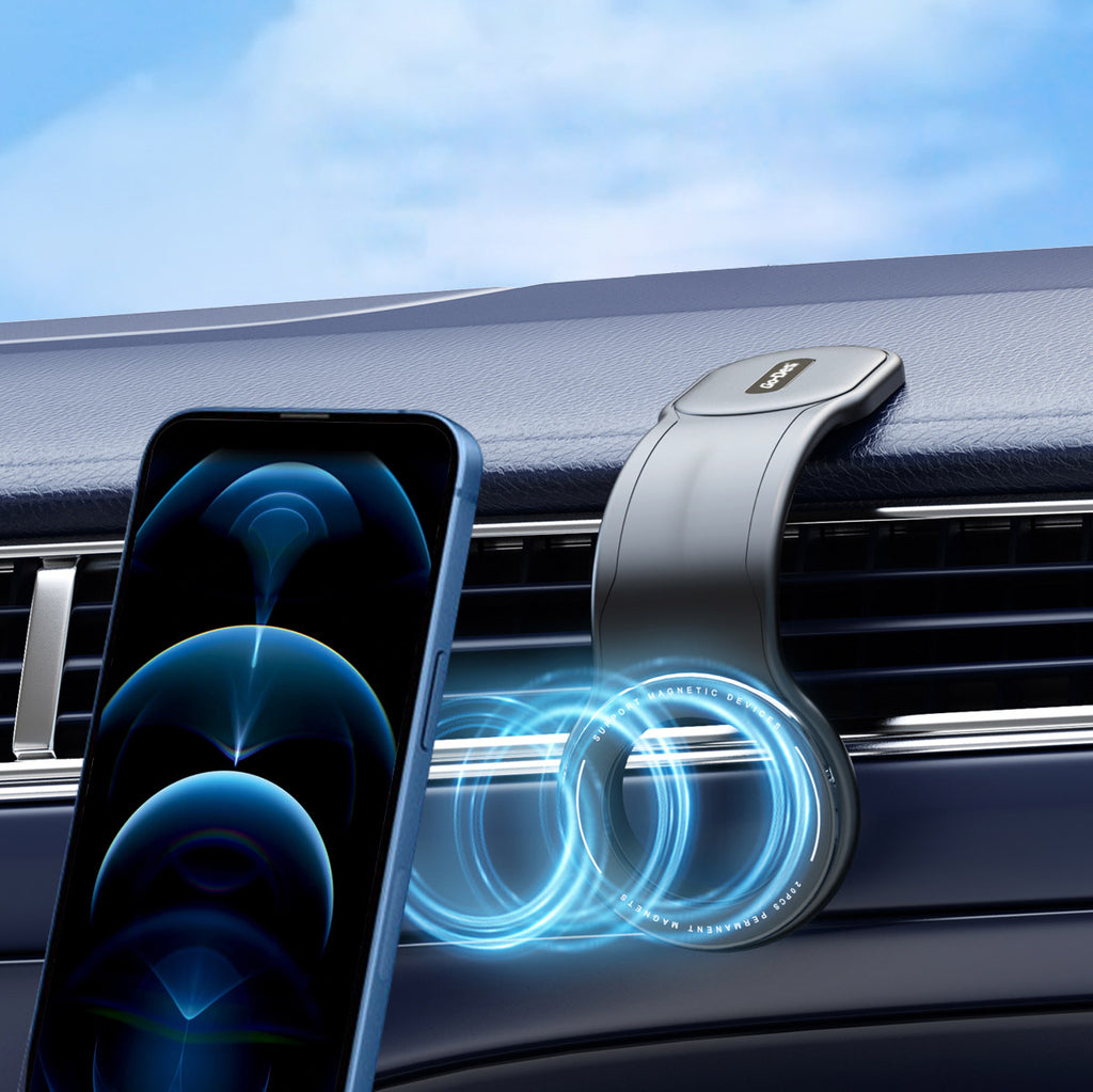 Go-Des Super Strong 20PCS Magnetic Fold Freely  Car Phone Holder for iPhone Magnet GPS Car Support Mount