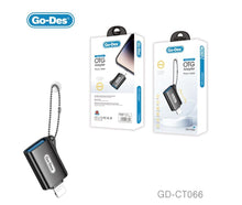 Load image into Gallery viewer, Go-Des Mini For iPhone using adpater for lighting to USB data transmit OTG Adapter