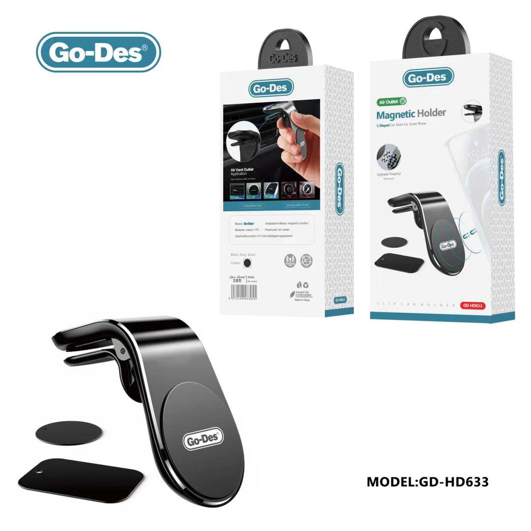 Go-Des Universal Magnetic Air Vent Car Cell Phone Holder cellphone 