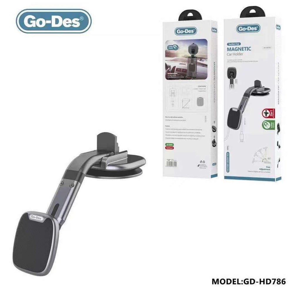 Go-Des magnetic phone mount car phone holder dashboard mount cell phone stand suction cup holder
